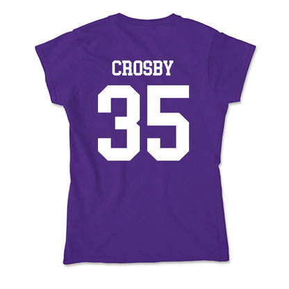 UST - NCAA Baseball : Isaac Crosby - Soft Style Women’s T-Shirt-1