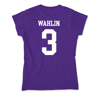 UST - NCAA Men's Ice Hockey : Lucas Wahlin - Soft Style Women’s T-Shirt-1