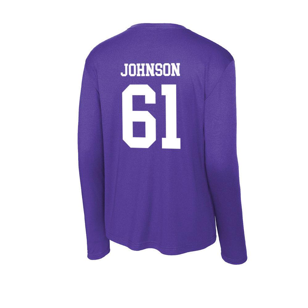 UST - NCAA Football : Marcus Johnson - Activewear Long Sleeve T-Shirt-1