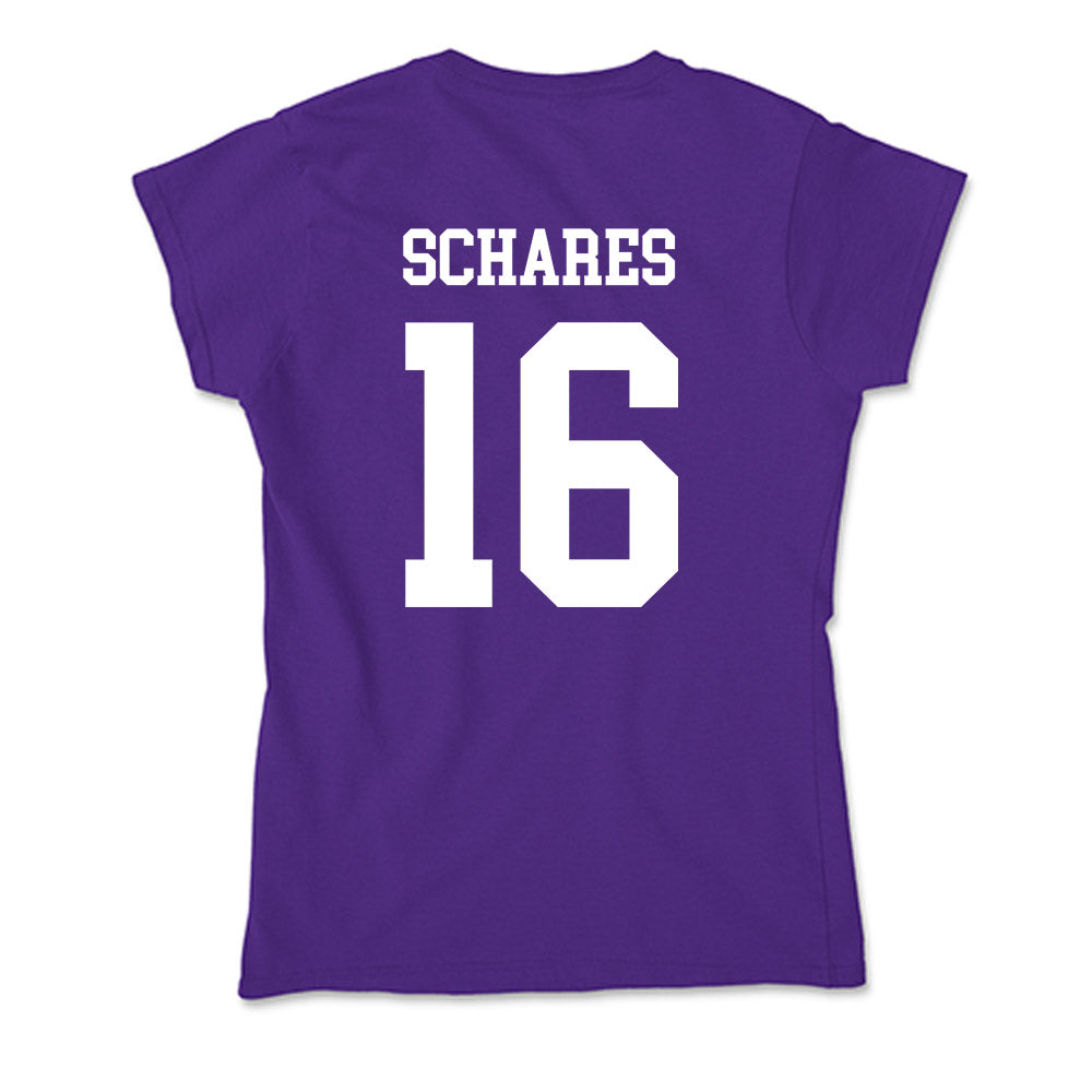 UST - NCAA Football : Mitchell Schares - Soft Style Women’s T-Shirt-1