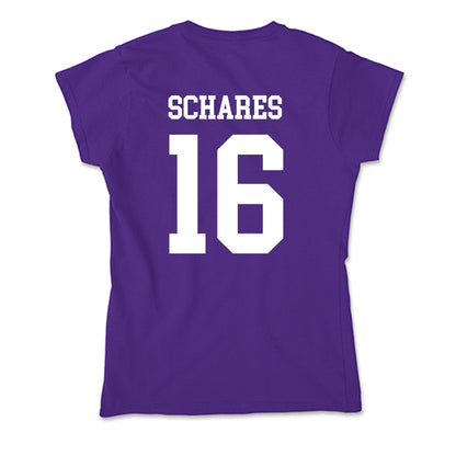 UST - NCAA Football : Mitchell Schares - Soft Style Women’s T-Shirt-1