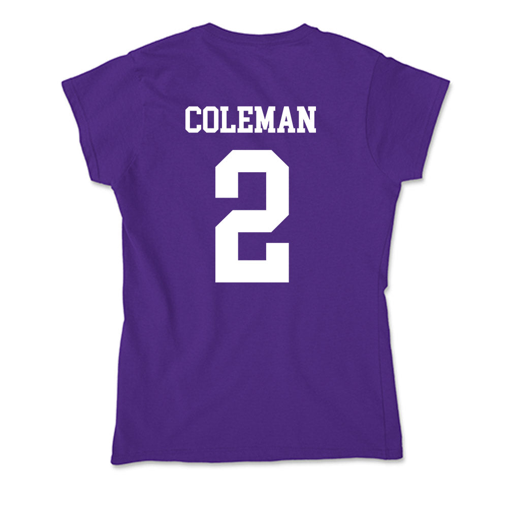 UST - NCAA Men's Basketball : Jermaine Coleman - Soft Style Women’s T-Shirt-1