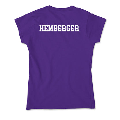 UST - NCAA Men's Swimming & Diving : Joe Hemberger - Soft Style Women’s T-Shirt-1