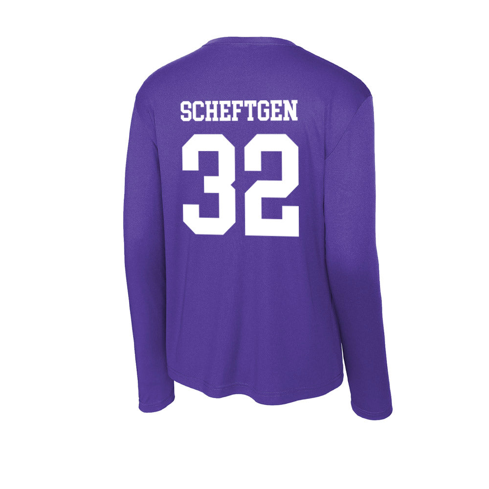 UST - NCAA Football : Izaiah Scheftgen - Activewear Long Sleeve T-Shirt-1