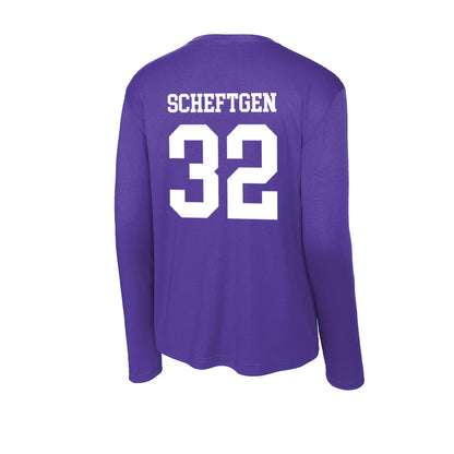 UST - NCAA Football : Izaiah Scheftgen - Activewear Long Sleeve T-Shirt-1