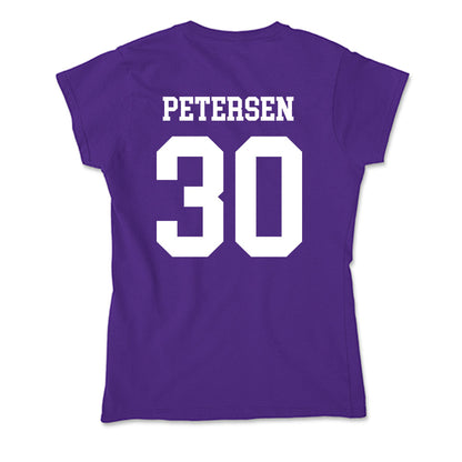 UST - NCAA Baseball : Chris Petersen - Soft Style Women’s T-Shirt-1