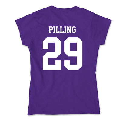 UST - NCAA Men's Ice Hockey : Nathan Pilling - Soft Style Women’s T-Shirt-1