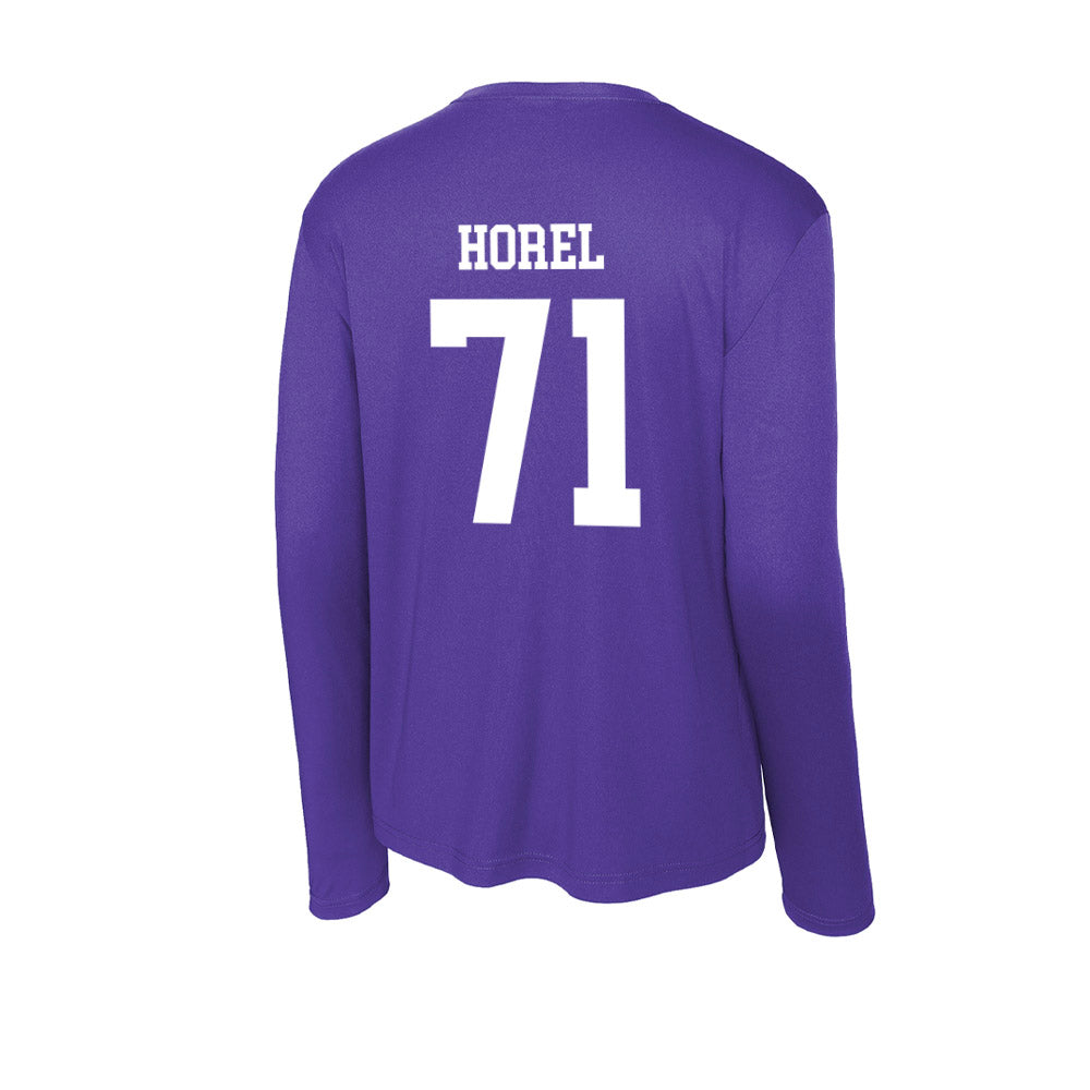 UST - NCAA Football : Aiden Horel - Activewear Long Sleeve T-Shirt-1