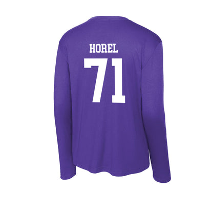 UST - NCAA Football : Aiden Horel - Activewear Long Sleeve T-Shirt-1