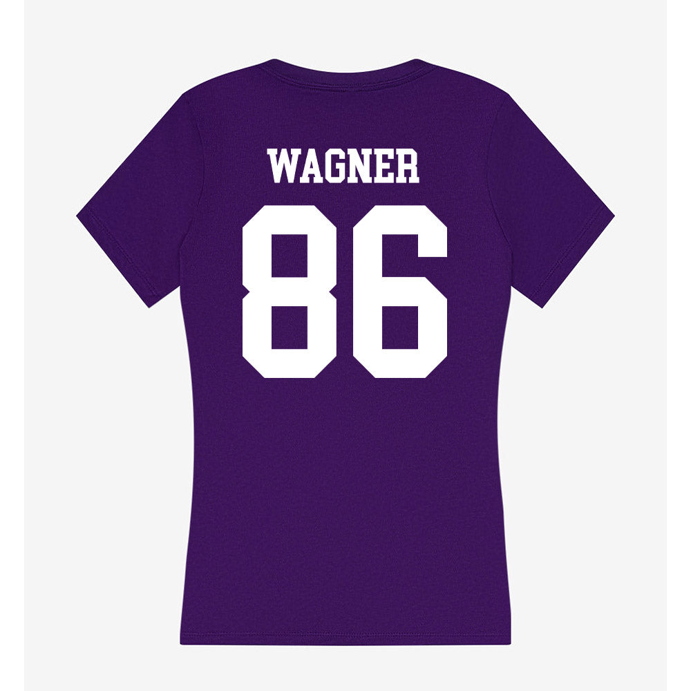 UST - NCAA Football : Patrick Wagner - Women's V-Neck T-Shirt-1