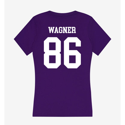 UST - NCAA Football : Patrick Wagner - Women's V-Neck T-Shirt-1