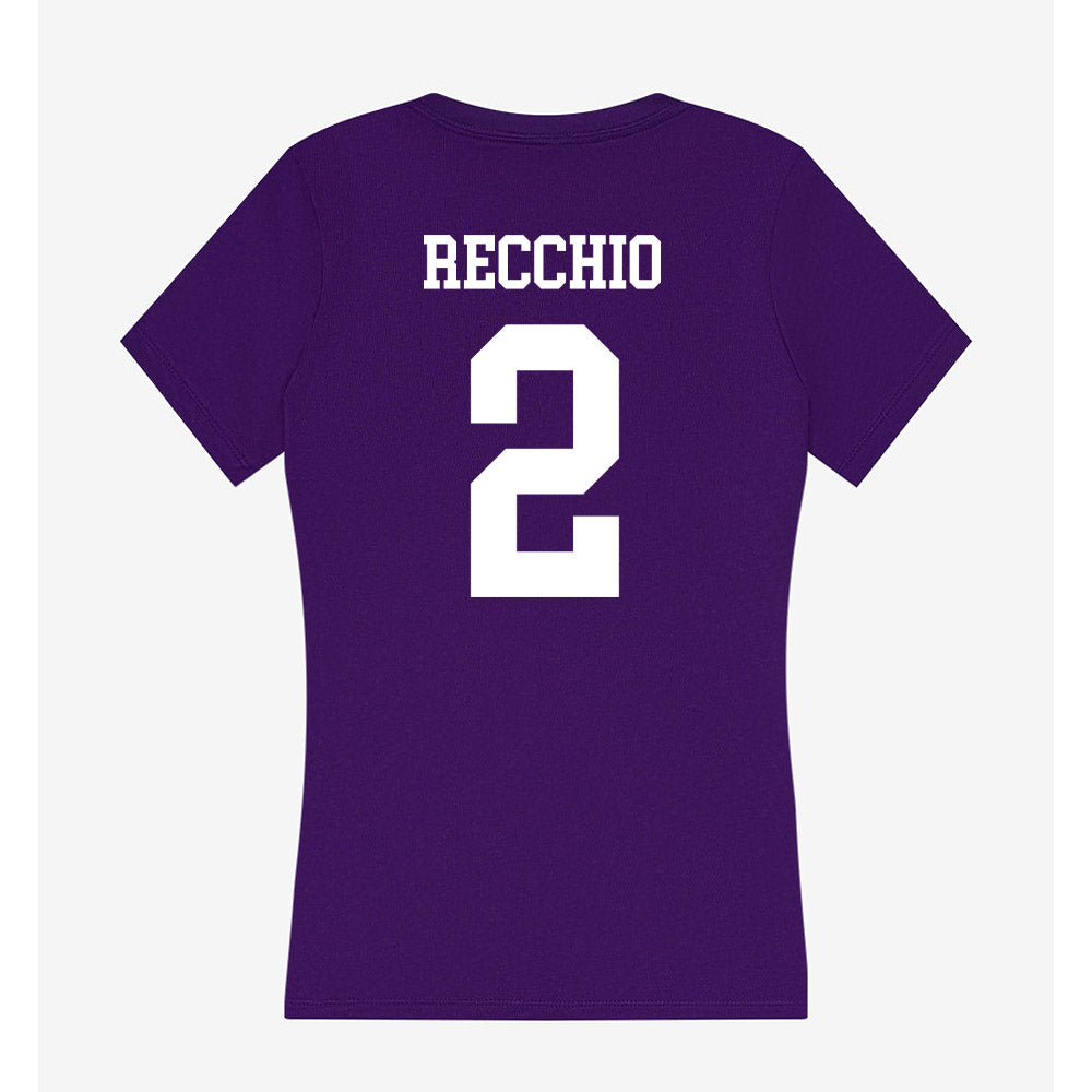 UST - NCAA Baseball : Tanner Recchio - Women's V-Neck T-Shirt-1