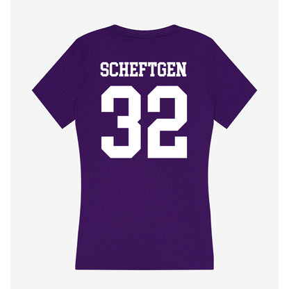 UST - NCAA Football : Izaiah Scheftgen - Women's V-Neck T-Shirt-1
