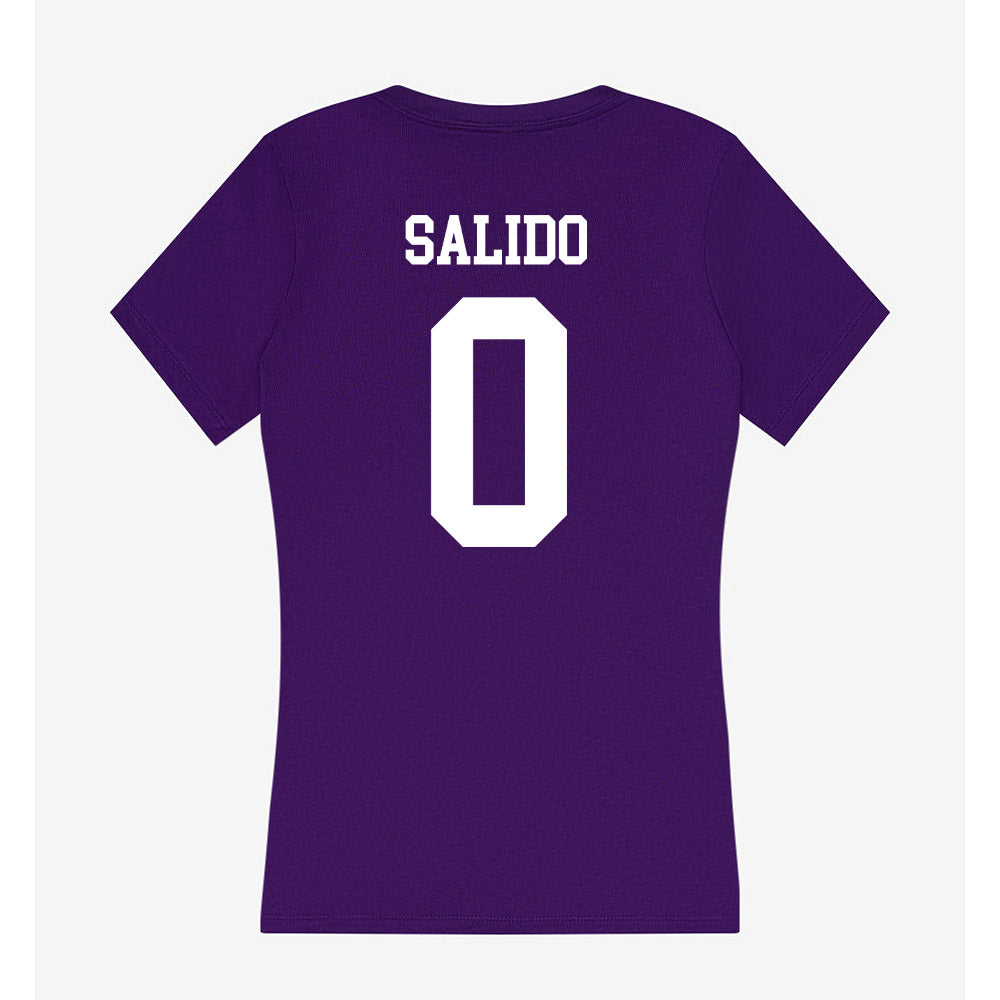 UST - NCAA Men's Swimming & Diving : Nicholas Salido - Women's V-Neck T-Shirt-1