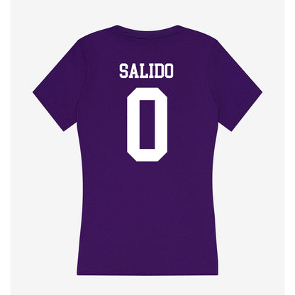 UST - NCAA Men's Swimming & Diving : Nicholas Salido - Women's V-Neck T-Shirt-1
