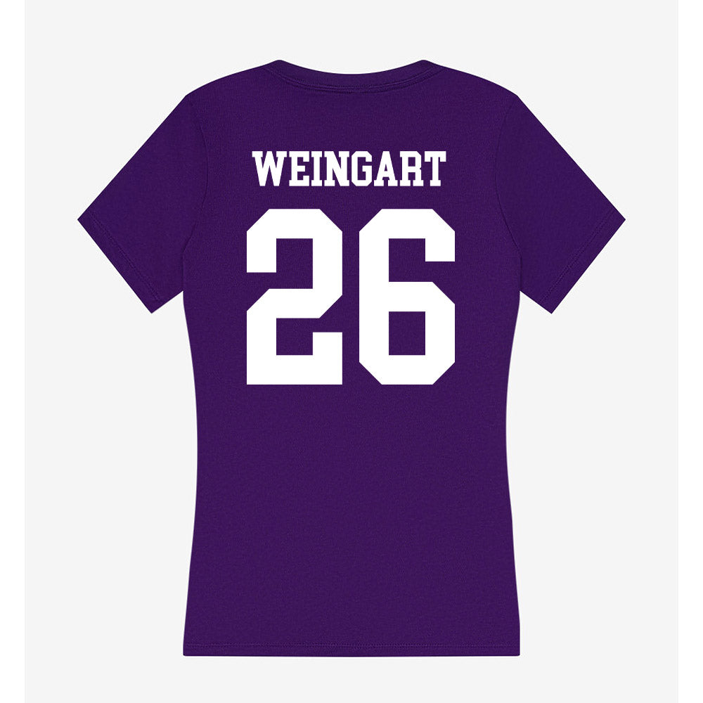 UST - NCAA Softball : Kyllie Weingart - Women's V-Neck T-Shirt-1