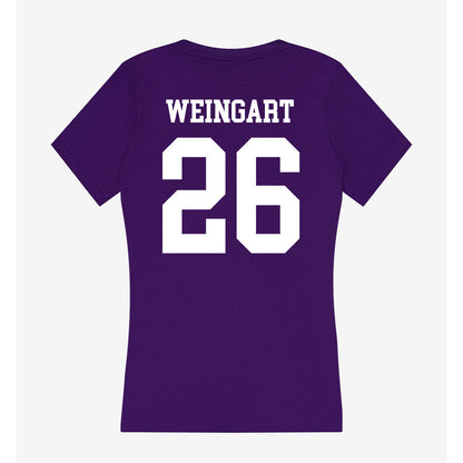 UST - NCAA Softball : Kyllie Weingart - Women's V-Neck T-Shirt-1