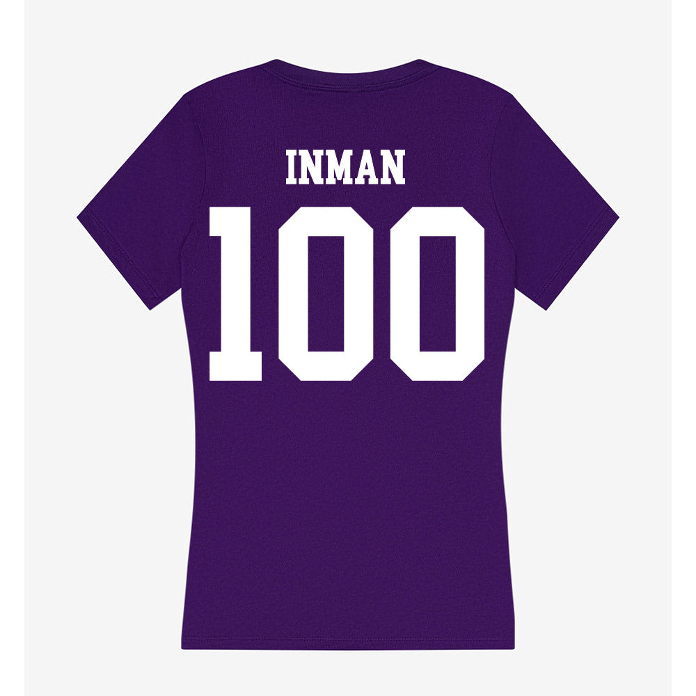UST - NCAA Football : Maverick Inman - Women's V-Neck T-Shirt-1