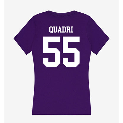 UST - NCAA Football : Malik Quadri - Women's V-Neck T-Shirt-1