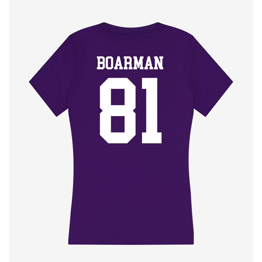 UST - NCAA Football : AJ Boarman - Women's V-Neck T-Shirt-1