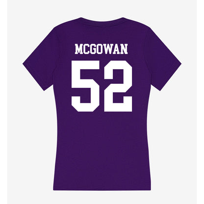 UST - NCAA Women's Basketball : Savannah McGowan - Women's V-Neck T-Shirt-1