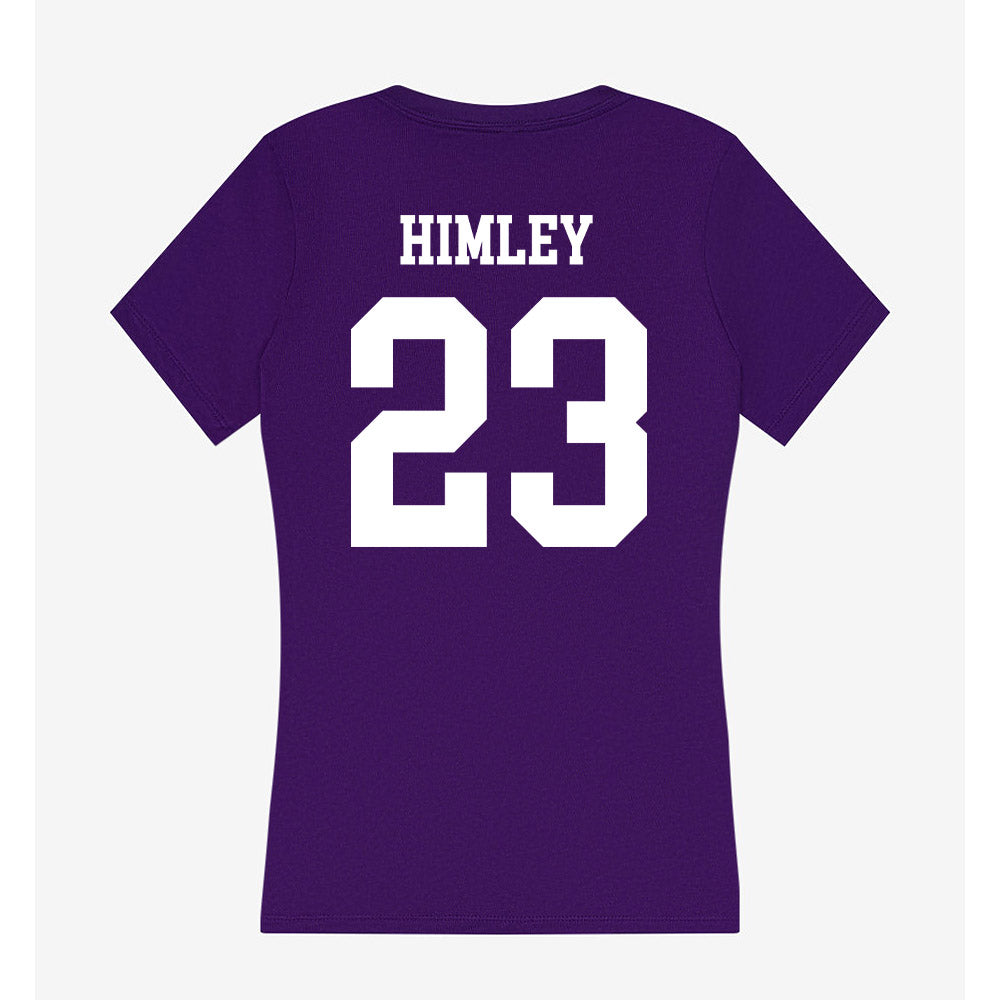 UST - NCAA Football : Peyton Himley - Women's V-Neck T-Shirt-1