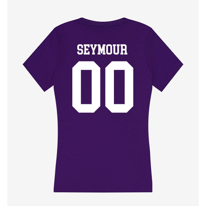 UST - NCAA Football : Will Seymour - Women's V-Neck T-Shirt-1