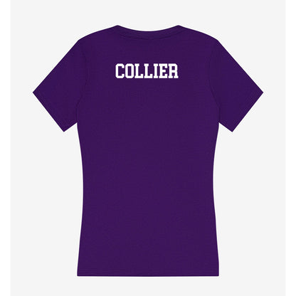 UST - NCAA Men's Track & Field : Riddik Collier - Women's V-Neck T-Shirt-1