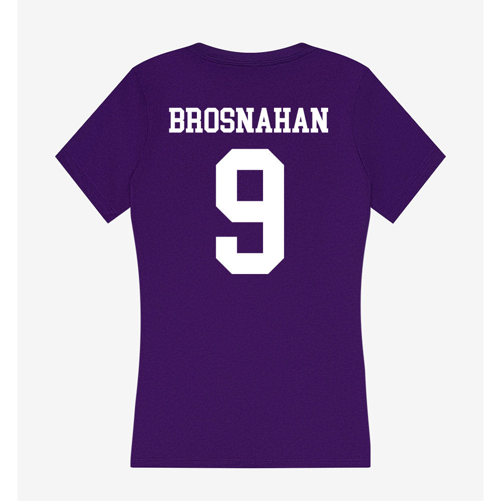 UST - NCAA Women's Volleyball : Emory Brosnahan - Women's V-Neck T-Shirt-1
