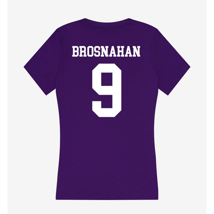 UST - NCAA Women's Volleyball : Emory Brosnahan - Women's V-Neck T-Shirt-1