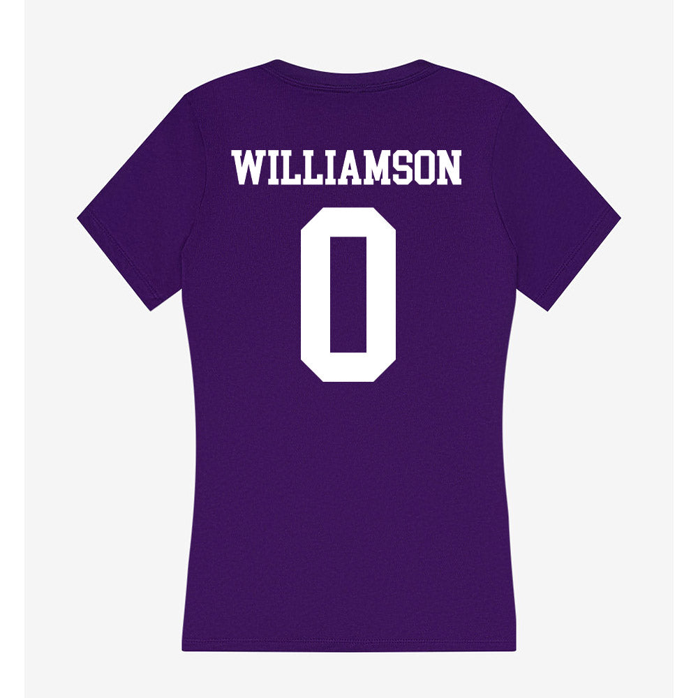UST - NCAA Football : Chase Williamson - Women's V-Neck T-Shirt-1