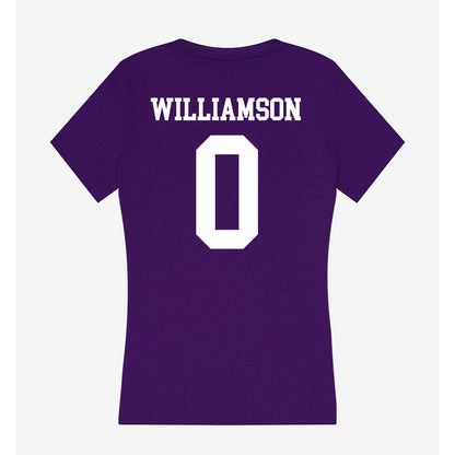 UST - NCAA Football : Chase Williamson - Women's V-Neck T-Shirt-1