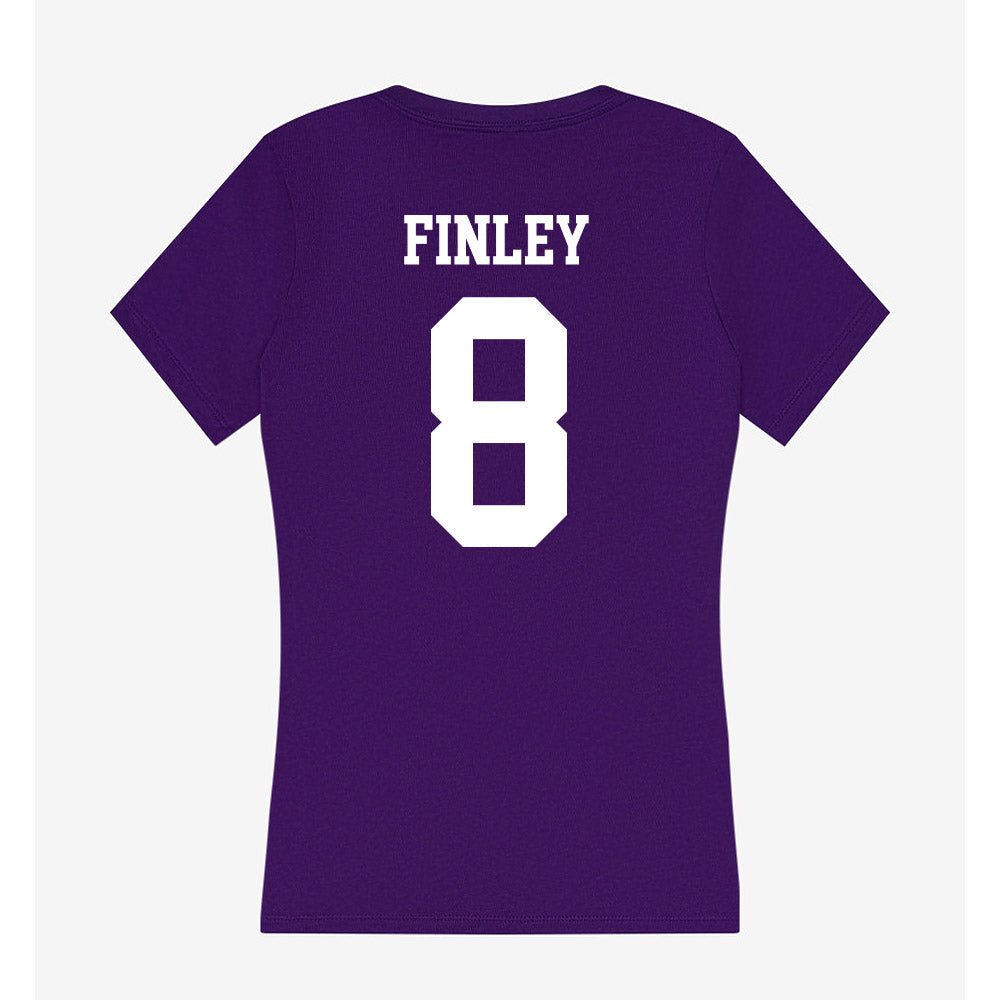 UST - NCAA Football : Rod Finley - Women's V-Neck T-Shirt-1