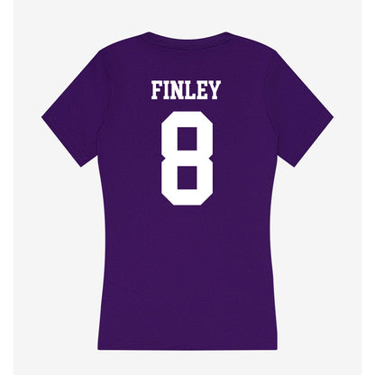 UST - NCAA Football : Rod Finley - Women's V-Neck T-Shirt-1