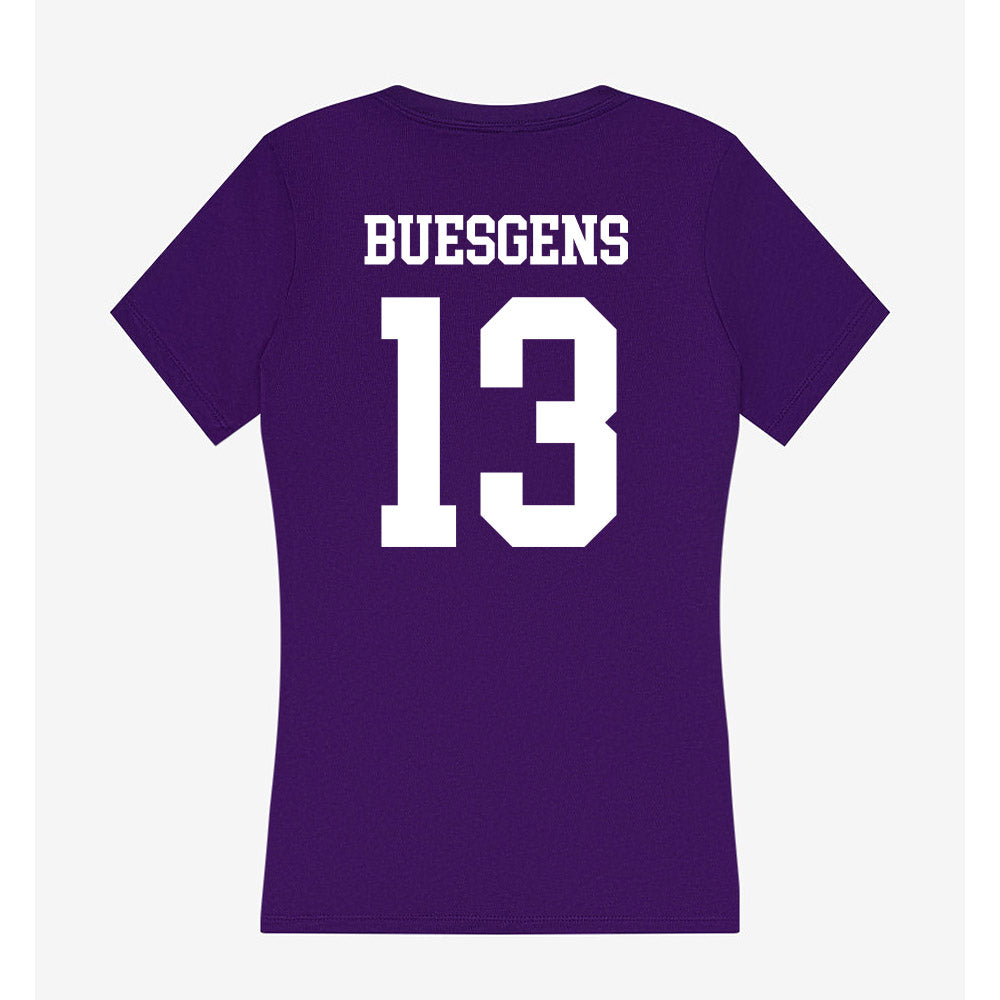 UST - NCAA Football : Benjamin Buesgens - Women's V-Neck T-Shirt-1