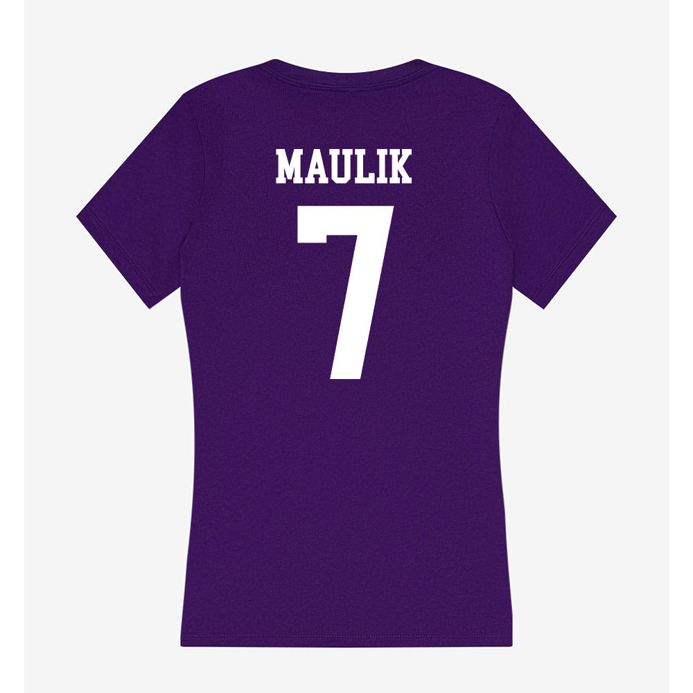 UST - NCAA Baseball : Matthew Maulik - Women's V-Neck T-Shirt-1