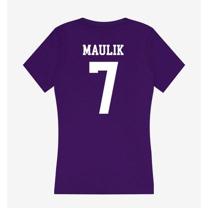 UST - NCAA Baseball : Matthew Maulik - Women's V-Neck T-Shirt-1