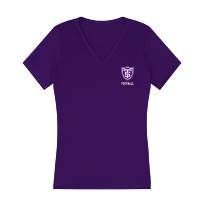 UST - NCAA Football : Isaac Ziegler - Women's V-Neck T-Shirt-0