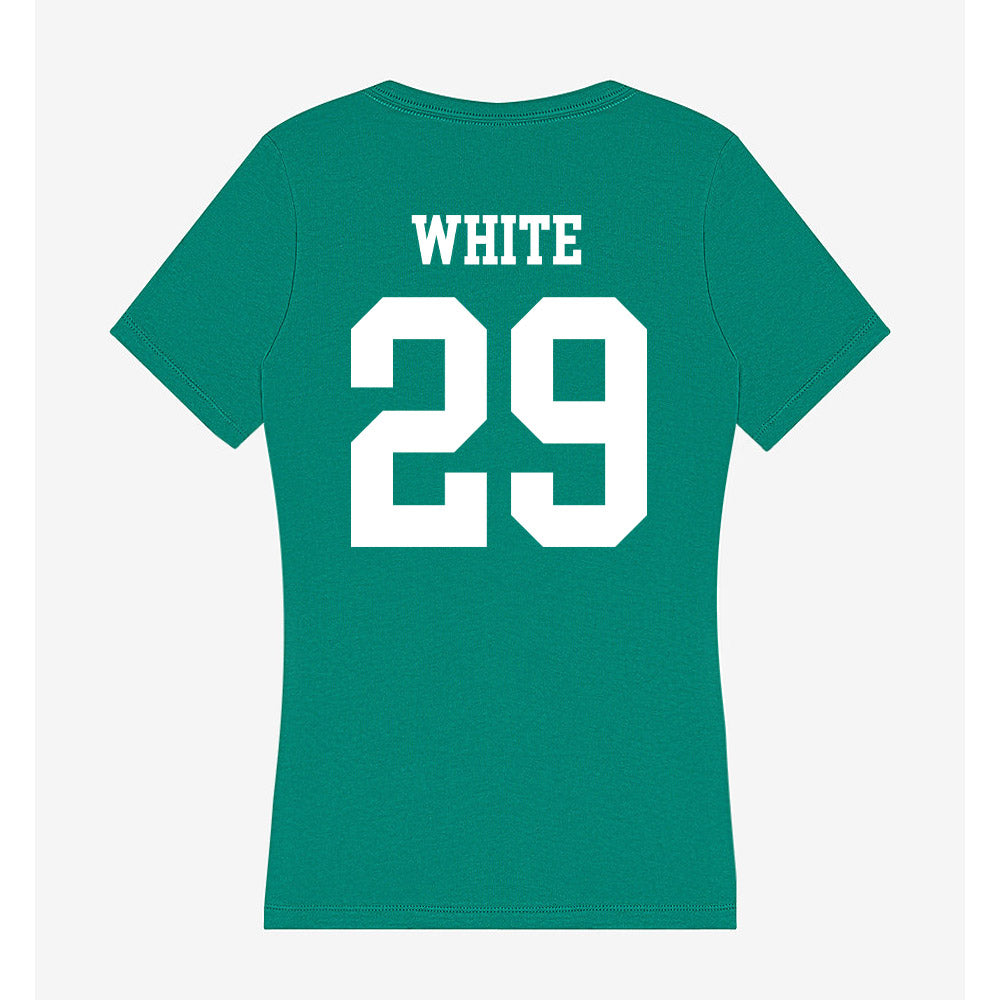 UAM - NCAA Baseball : John White - Women's V-Neck T-Shirt-1