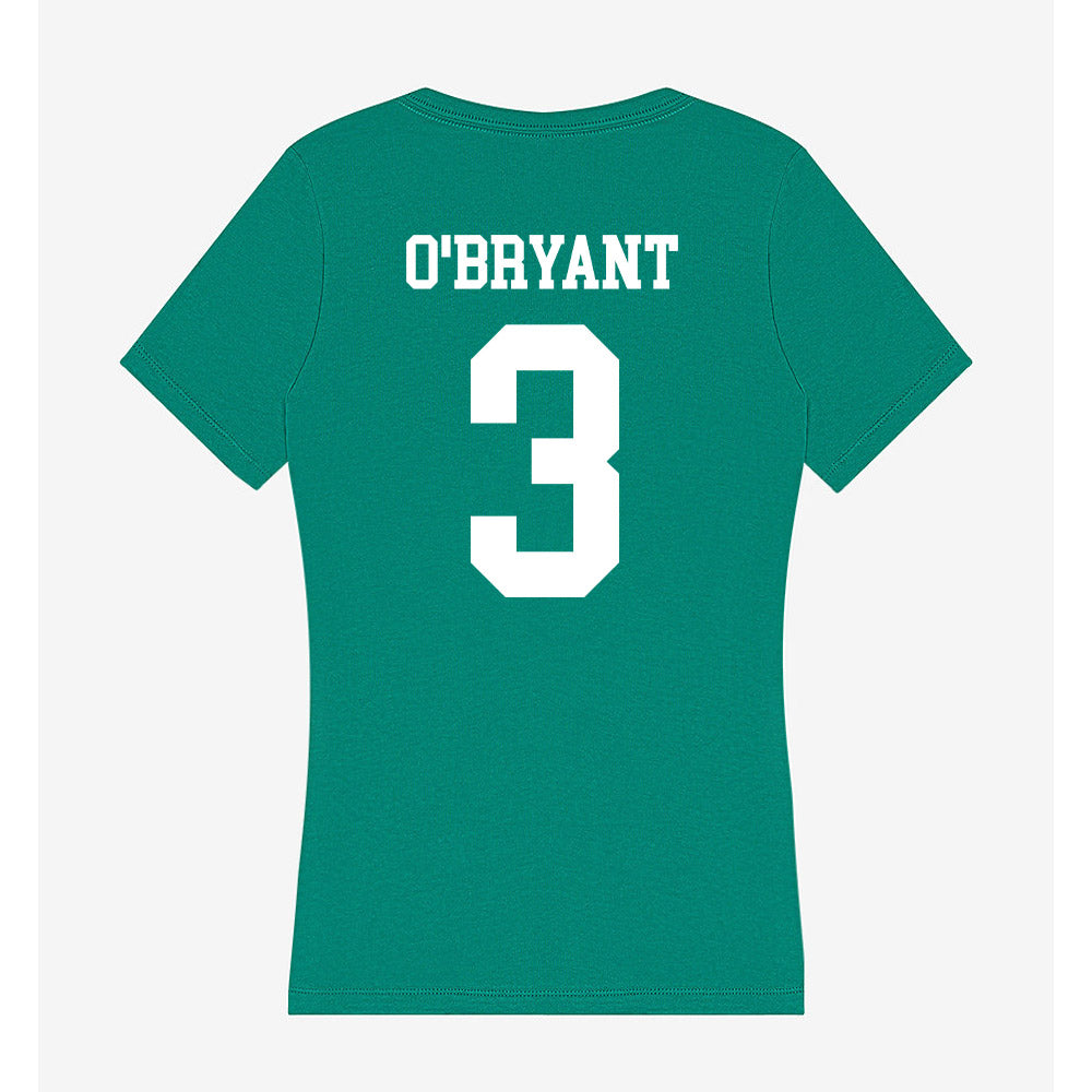 UAM - NCAA Softball : Aubry O'Bryant - Women's V-Neck T-Shirt-1