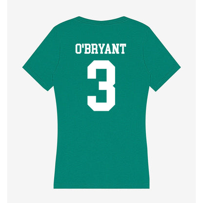 UAM - NCAA Softball : Aubry O'Bryant - Women's V-Neck T-Shirt-1