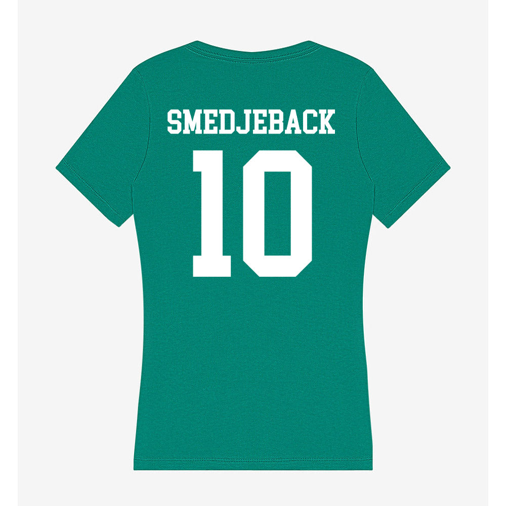 UAM - NCAA Men's Basketball : Felix Smedjeback - Women's V-Neck T-Shirt-1