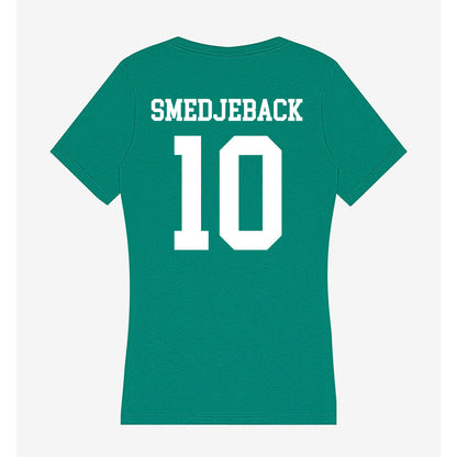 UAM - NCAA Men's Basketball : Felix Smedjeback - Women's V-Neck T-Shirt-1