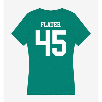 UAM - NCAA Baseball : Kaden Flater - Women's V-Neck T-Shirt-1