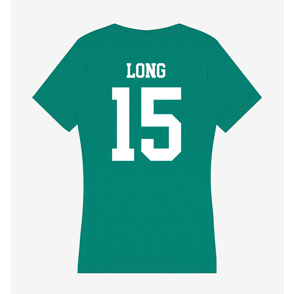 UAM - NCAA Women's Basketball : Alindsey Long - Women's V-Neck T-Shirt-1