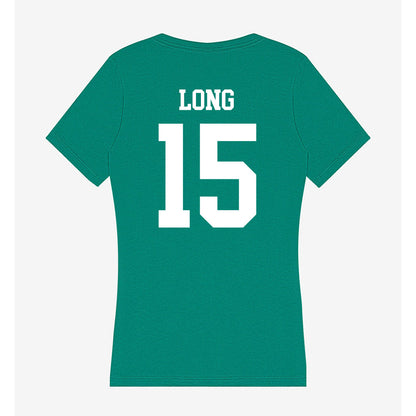 UAM - NCAA Women's Basketball : Alindsey Long - Women's V-Neck T-Shirt-1