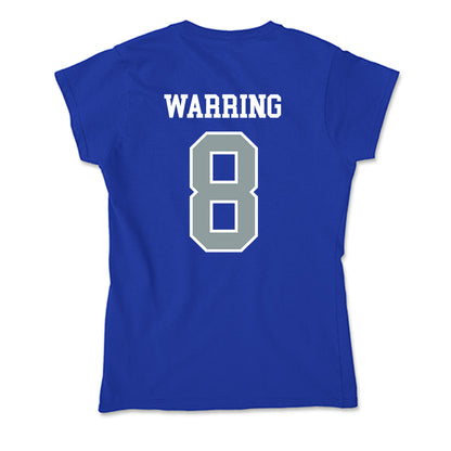 Daemen - NCAA Women's Soccer : Kaligenia Warring - Soft Style Women’s T-Shirt-1