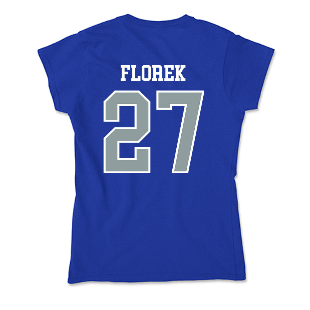 Daemen - NCAA Men's Soccer : Tim Florek - Soft Style Women’s T-Shirt-1