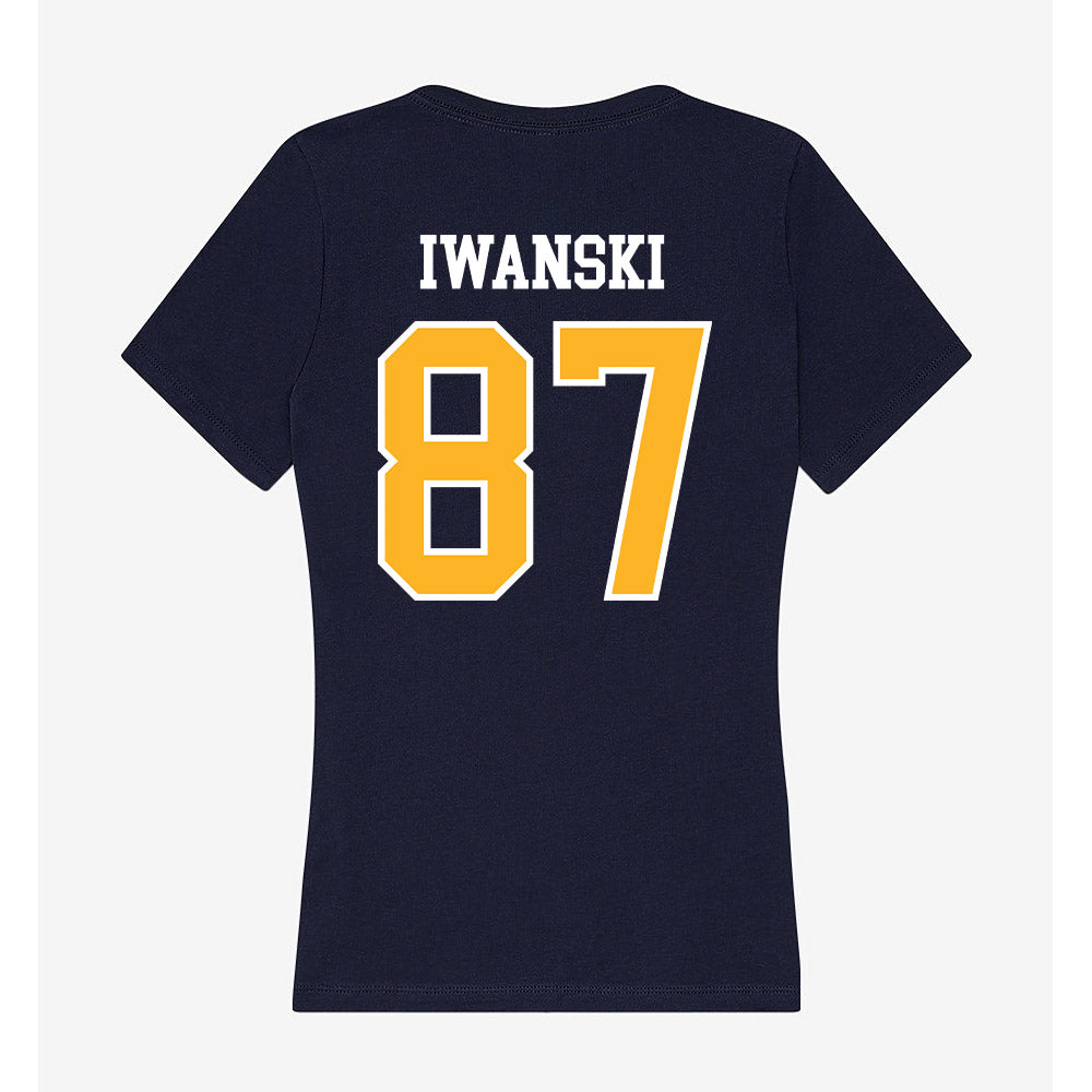 FLC - NCAA Football : Zander Iwanski - Women's V-Neck T-Shirt-1