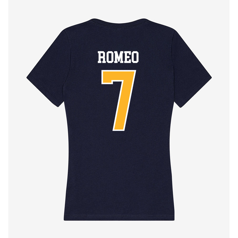 FLC - NCAA Softball : Stella Romeo - Women's V-Neck T-Shirt-1